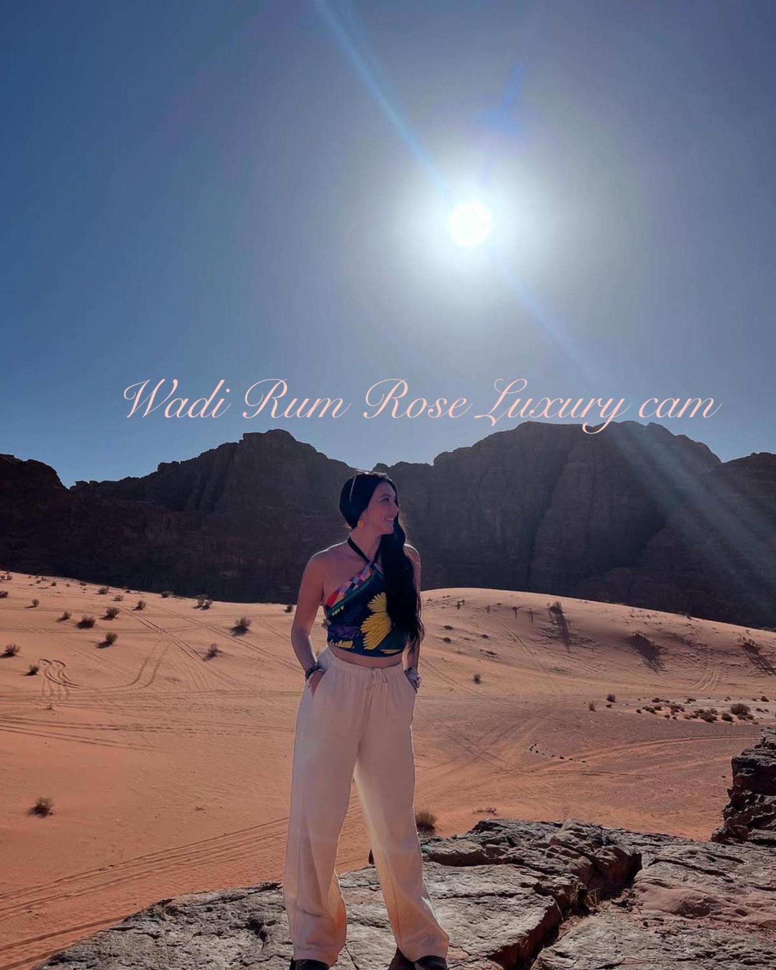 Wadi Rum Rose Luxury Camp Exteriör bild