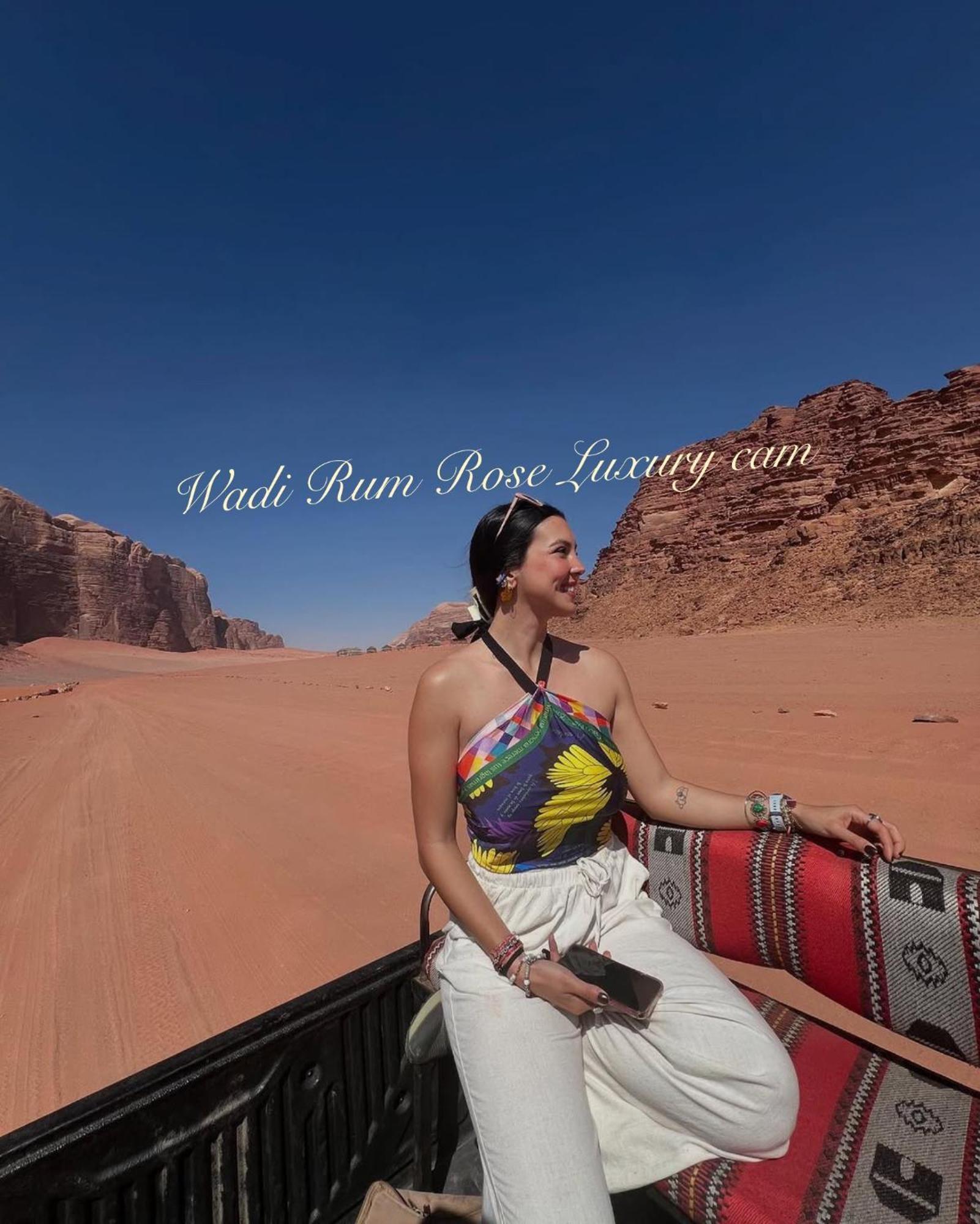Wadi Rum Rose Luxury Camp Exteriör bild