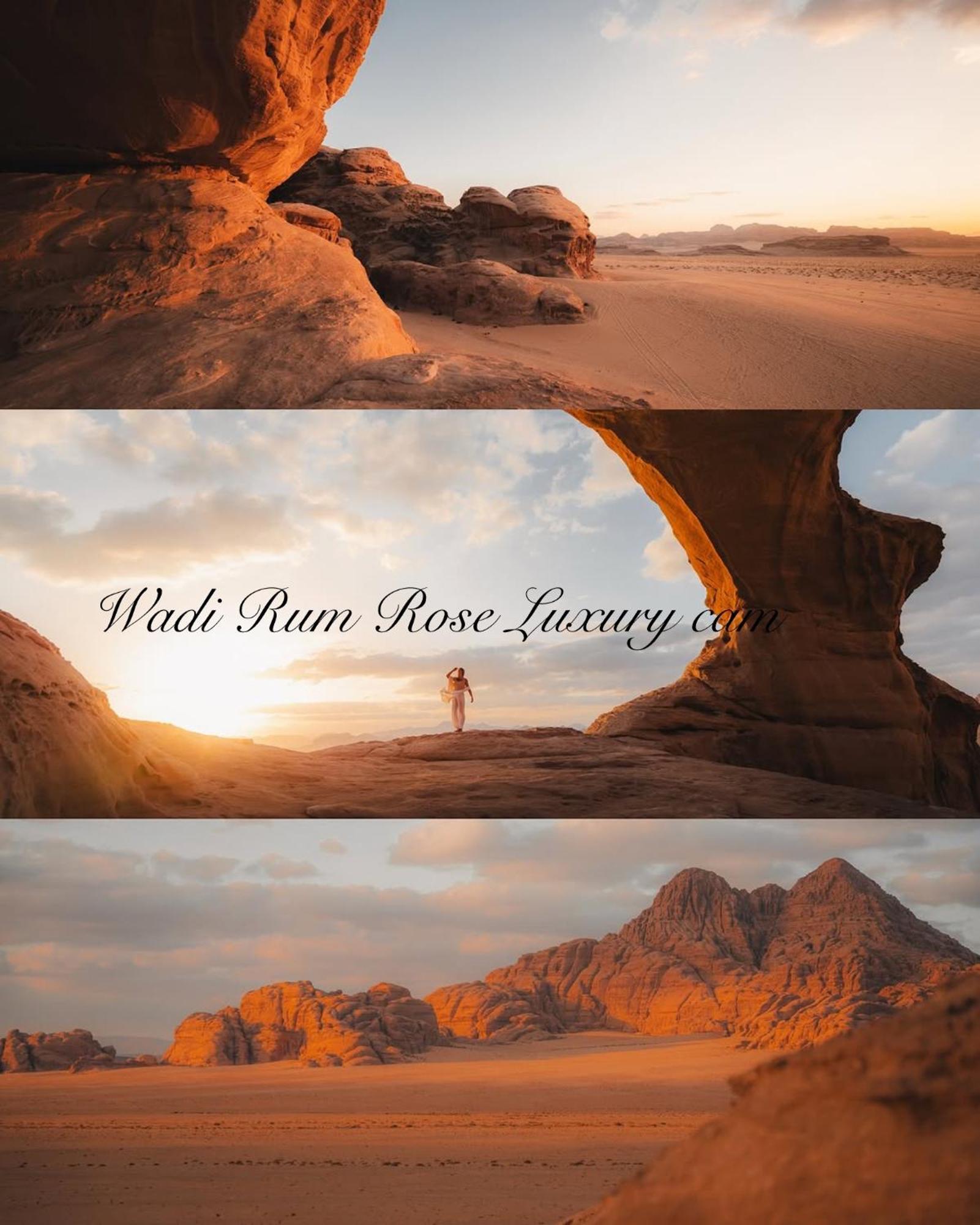 Wadi Rum Rose Luxury Camp Exteriör bild