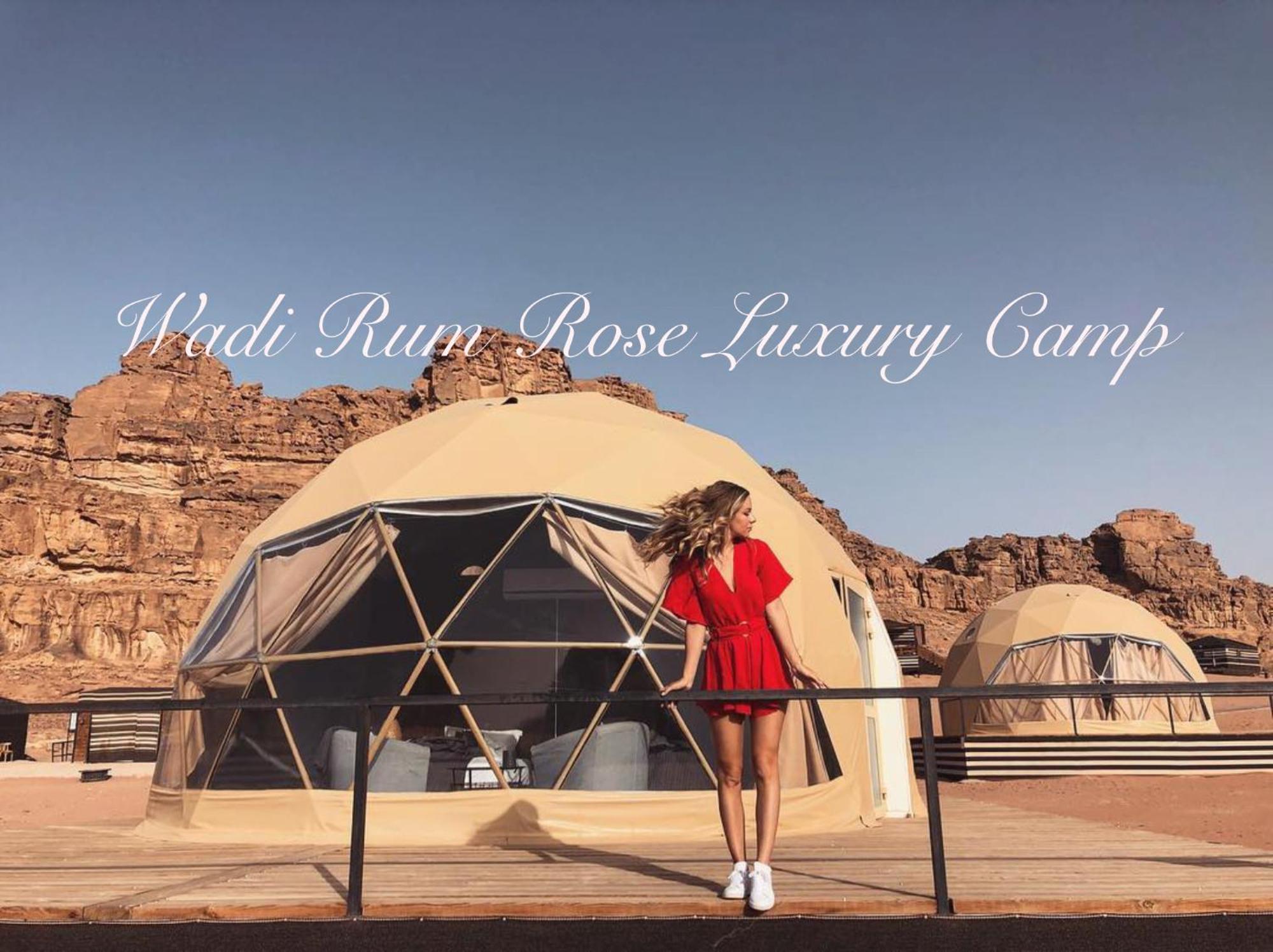 Wadi Rum Rose Luxury Camp Exteriör bild
